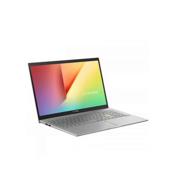 Laptop ASUS VivoBook K513EA-L12289, Intel Core i7-1165G7, 15.6inch, RAM 8GB, SSD 512GB, Intel Iris Xe Graphics, No OS, Transparent Silver