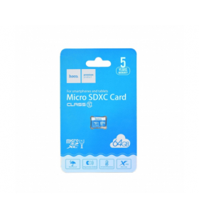 Card Memorie MicroSDXC HOCO, 64Gb, Clasa 10