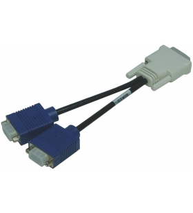 Cablu HP LFH / DMS-59 la dublu VGA Y-Splitter 338285-008