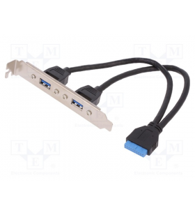 Bracket USB 3.0 2 porturi ak-300306-002-s