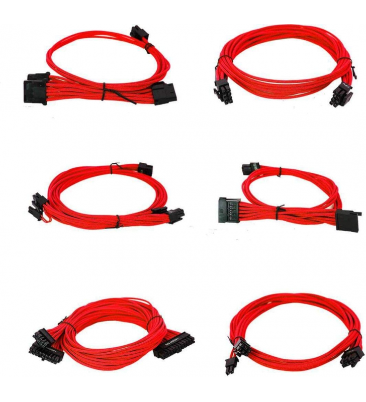 EVGA 100-G2-16RR-B9 Set de cabluri de alimentare roșu EVGA 1600 G2/P2/T2