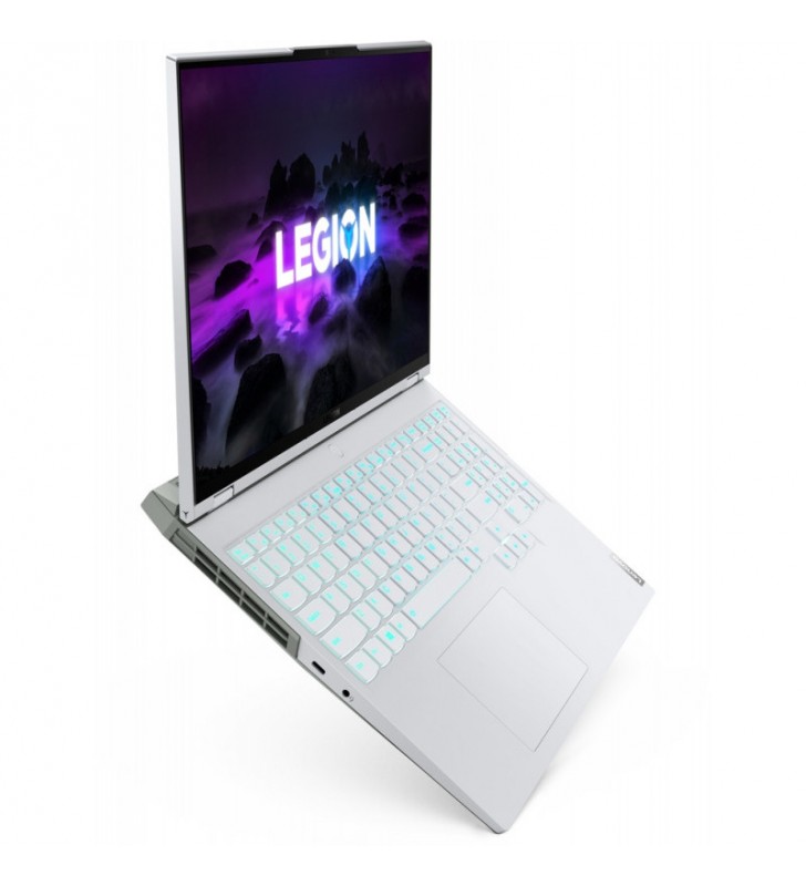 Laptop Lenovo Gaming 16'' Legion 5 Pro 16ACH6H, WQXGA IPS 165Hz G-Sync, Procesor AMD Ryzen™ 7 5800H (16M Cache, up to 4.4 GHz), 16GB DDR4, 512GB SSD, GeForce RTX 3060 6GB, No OS, Stingray