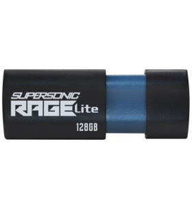 Stick memorie Patriot Supersonic Rage Lite 128GB, USB3.0, Black