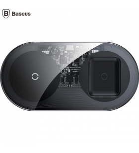 Incarcator Wireless Baseus WXJK-A01 2-IN-1 18W, Black