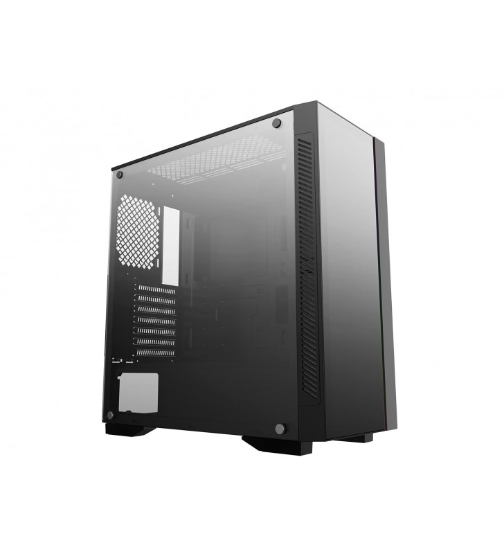 CARCASA DeepCool Middle-Tower E-ATX,  3x 120mm CF120 fans, header RGB SYNC &amp header RGB ADD, RGB LED strip, tempered glass, f