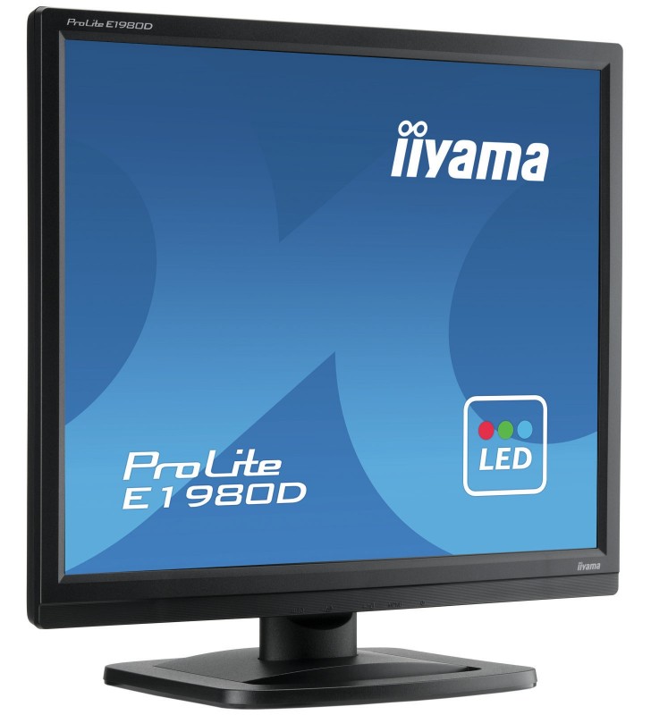 iiyama ProLite E1980D-B1 LED display 48,3 cm (19") 1280 x 1024 Pixel XGA Negru