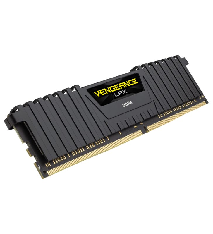 Memorii CORSAIR DDR4 8 GB, frecventa 2400 MHz, 4 GB x 2 module,  radiator, "CMK8GX4M2A2400C16"