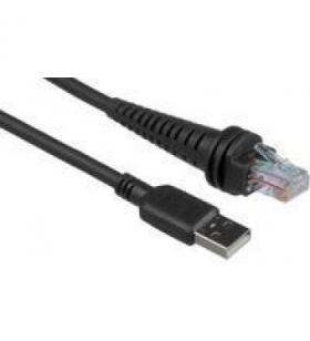 Cablu: USB, negru, tip A, 3 m (9,8’), drept, alimentare gazdă de 5 V, calitate industrială