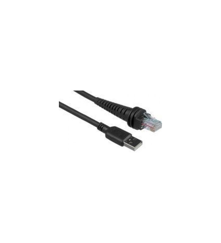 Cablu: USB, negru, tip A, 3 m (9,8’), drept, alimentare gazdă de 5 V, calitate industrială