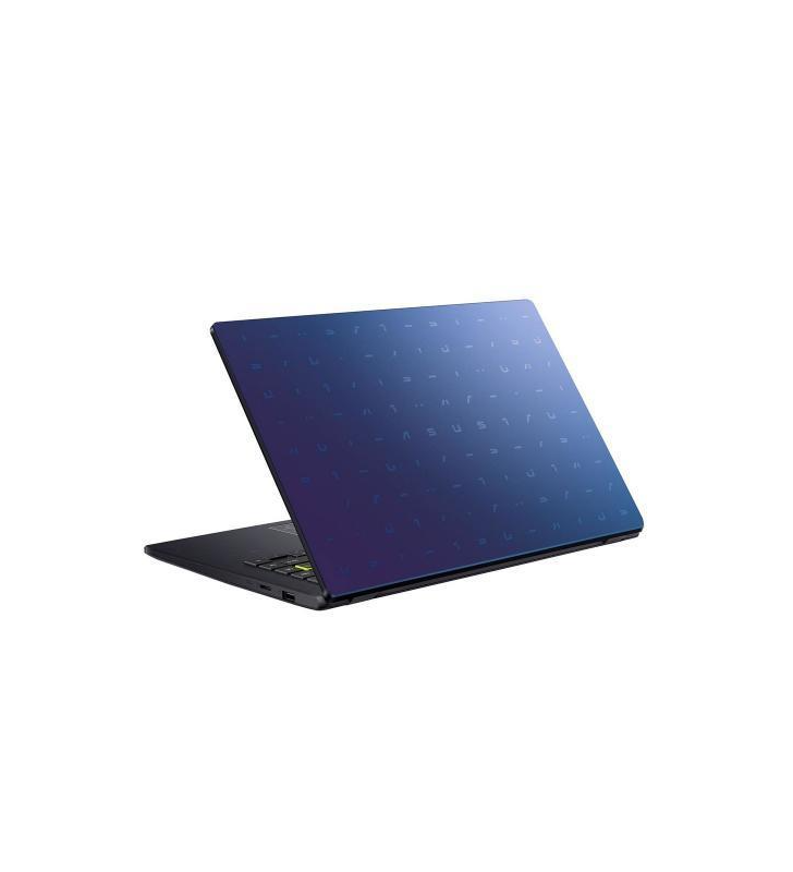 Laptop ASUS E410MA-EK1284, Intel Celeron N4020, 14inch, RAM 4GB, SSD 256GB, Intel UHD Graphics 600, No OS, Peacock Blue