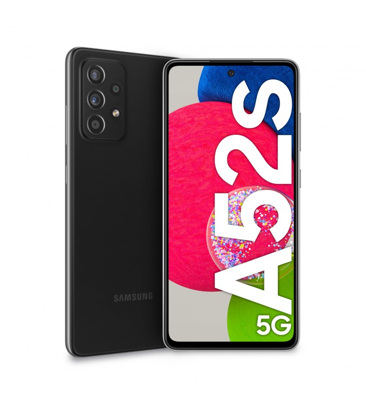 Samsung Galaxy A52s 5G SM-A528BZKDEUE smartphone 16,5 cm (6.5") Dual SIM hibrid Android 11 USB tip-C 6 Giga Bites 128 Giga