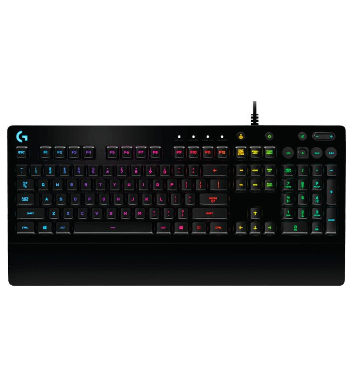 Tastatura Logitech Prodigy G213, negru, LED-uri RGB, USB, HU (920-010739