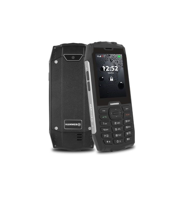 Telefon mobil MyPhone Hammer 4, Ecran TFT 2.8", 2G, Dual SIM (Negru/Argintiu)