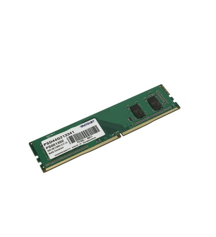 Memorie RAM Patriot Signature, UDIMM, DDR4, 4GB, 2133MHz, CL15, 1.2V "PSD44G213341"