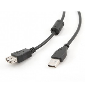 CABLU USB SPACER prelungitor, USB 2.0 (T) la USB 2.0 (M), 1.8m, black "SPC-USB-AMAF6" 261903 (include TV 0.15 lei)
