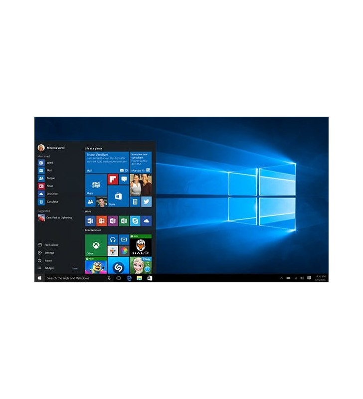 Microsoft Windows 10 Home 64Bit, OEM, GGK, UK Get Genuine Kit (GGK) 1 licență(e)