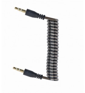 CABLU audio GEMBIRD, Jack 3.5mm (T) la Jack 3.5mm (T), conectori auriti da, 1.8 m, negru, "CCA-405-6" (include TV 0.06 lei)