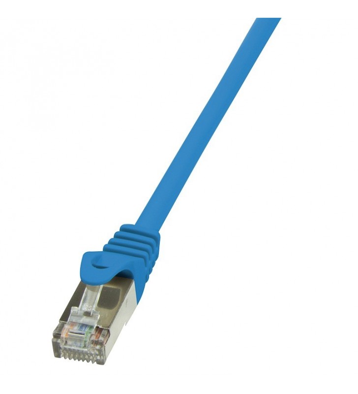 PATCH CORD S/FTP LOGILINK Cat5e, cupru-aluminiu, 2 m, albastru, AWG26, dublu ecranat "CP1056D" (include TV 0.06 lei)