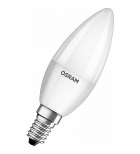 BEC LED OSRAM, soclu E14, putere 5.7 W, forma lumanare, lumina alb calda, alimentare 220 - 230 V, "000004052899326453" (include TV 0.60 lei)