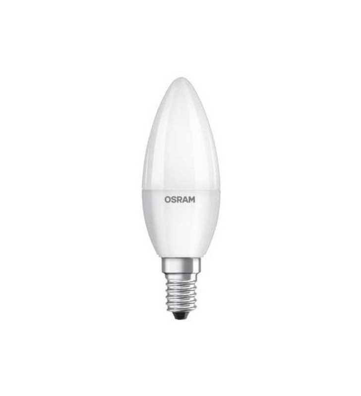 BEC LED OSRAM, soclu E14, putere 5.7 W, forma lumanare, lumina alb, alimentare 220 - 230 V, "000004052899973367" (include TV 0.60 lei)