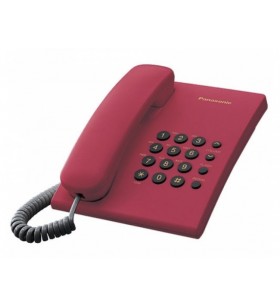 Telefon analogic KX-TS500FXR,rosu,