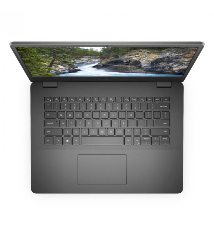 Laptop Dell Vostro 3401, 14 inch, FHD, Anti-Glare, i3-1005G1 Processor, 8GB DDR4, SSD 256GB, fara unitate optica, cu retea pe fir integrata, Windows 10 Pro 64 bit, gri