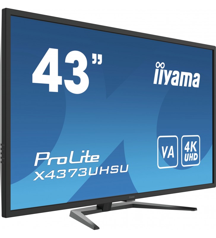 iiyama ProLite X4373UHSU-B1 monitoare LCD 108 cm (42.5") 3840 x 2160 Pixel 4K Ultra HD Negru