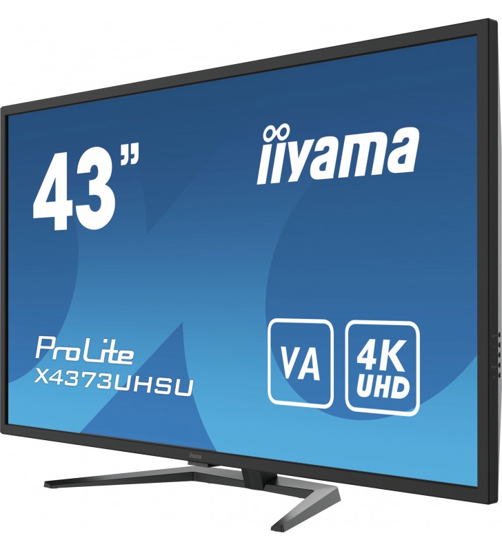 iiyama ProLite X4373UHSU-B1 monitoare LCD 108 cm (42.5") 3840 x 2160 Pixel 4K Ultra HD Negru