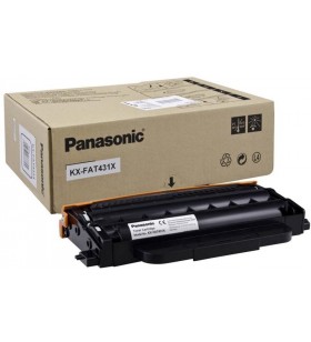 Toner Original Panasonic Black,KX-FAT431X, pentru KX-MB2230-HX|KX-MB2270-HX|KX-MB2545-HX|KX-MB2515-HX|KX-MB2575- HX, 6K, incl.TV 0.8 RON, "KX-FAT431X"