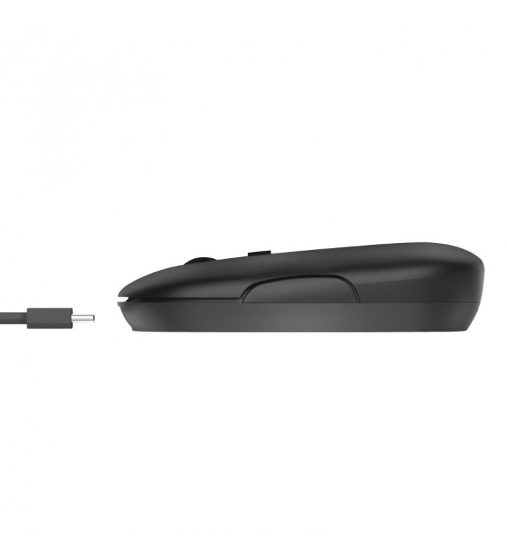 Trust Puck mouse-uri Ambidextru RF Wireless + Bluetooth Optice 1600 DPI