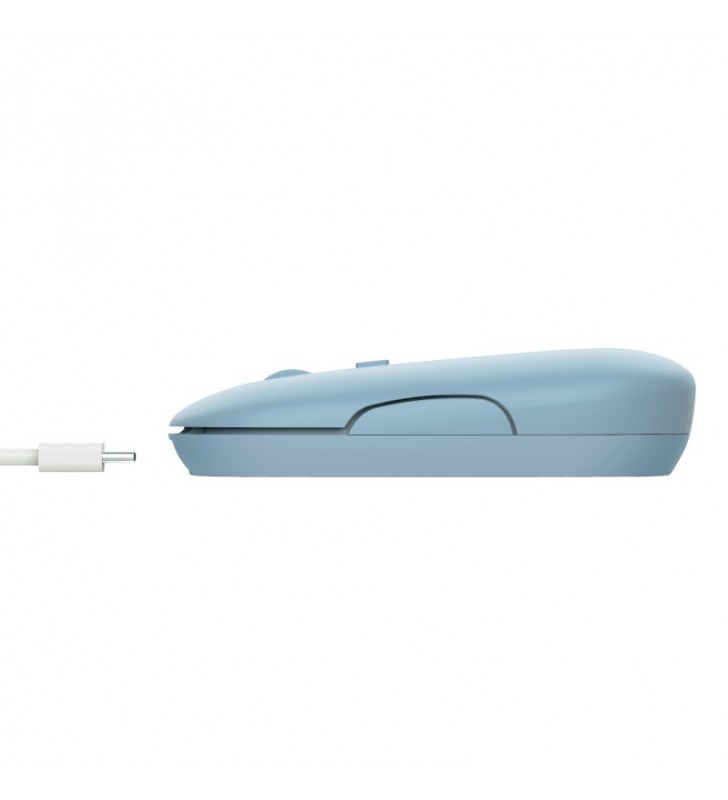 Trust Puck mouse-uri Ambidextru RF Wireless + Bluetooth 1600 DPI