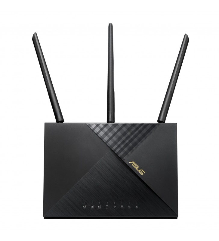 ASUS 4G-AX56 router wireless Gigabit Ethernet Bandă dublă (2.4 GHz/ 5 GHz) 3G Negru