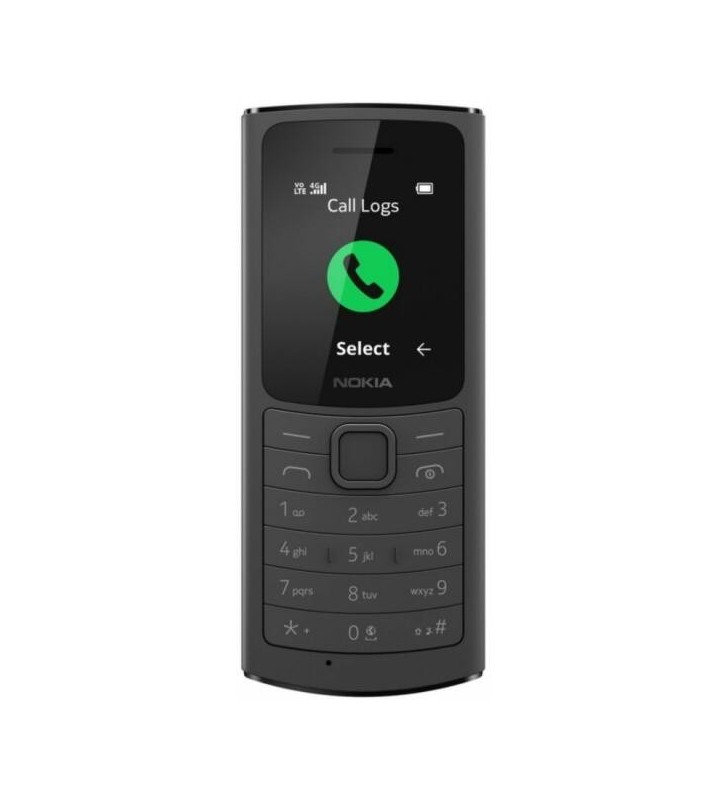 Telefon 110 4G Dual SIM Black, "16LYRB01A03" (include TV 0.45 lei)