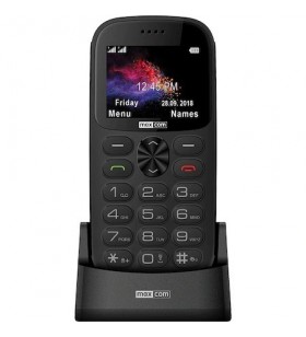 Telefon mobil MaxCom MM471, Dual SIM, Gray + stand incarcare