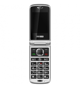 Telefon mobil MaxCom Comfort MM831, Single SIM, 32GB, 3G, Silver Black+stand incarcare