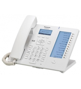 Panasonic kx-hdv230ne telefon cu fir 6 linii LCD alb telefon fix