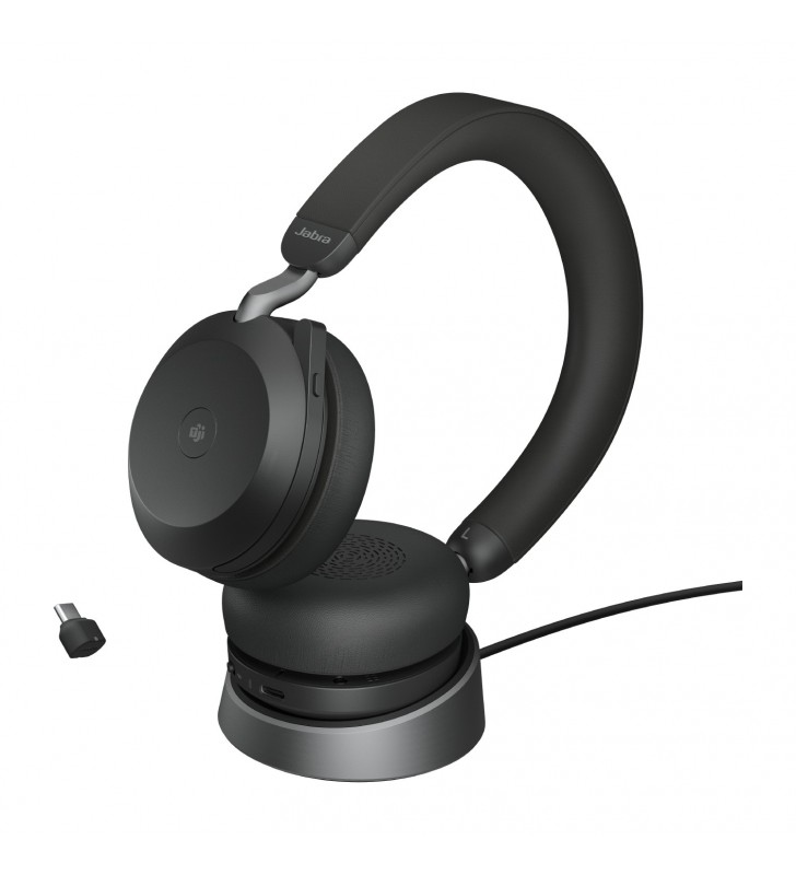 Jabra 27599-999-889 cască audio & cască cu microfon Prin cablu & Wireless Bandă de fixare pe cap USB tip-C Bluetooth