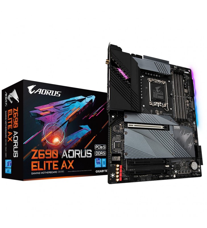 Gigabyte Z690 AORUS ELITE AX plăci de bază Intel Z690 Express LGA 1700 ATX