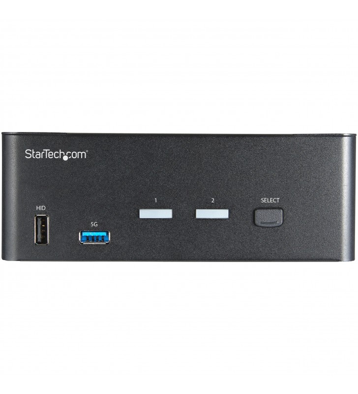 StarTech.com SV231DHU34K6 switch-uri pentru tastatură, mouse și monitor (KVM) Negru