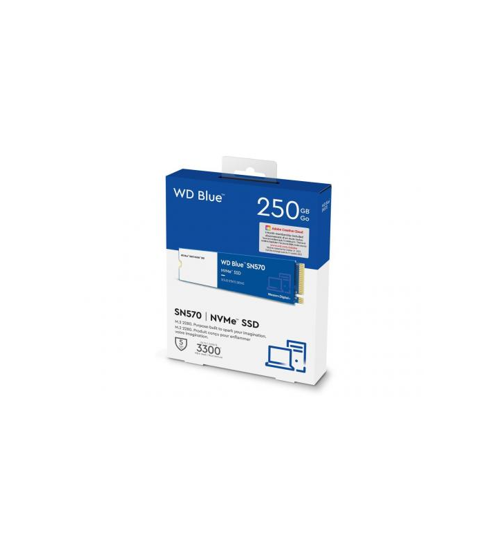SSD Western Digital Blue SN570 250GB, PCI Express 3.0 x4, M.2