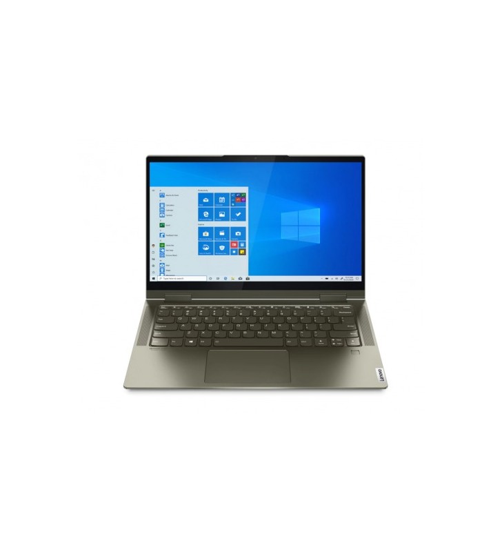 Ultrabook Lenovo Yoga Slim 7 14ITL05, Intel Core i5-1135G7, 14inch, RAM 16GB, SSD 1TB, Intel Iris Xe Graphics, Free DOS, Dark Moss