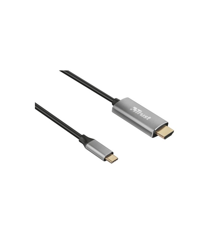 Cablu Trust 23332, USB-C-HDMI, 1.8m, Black