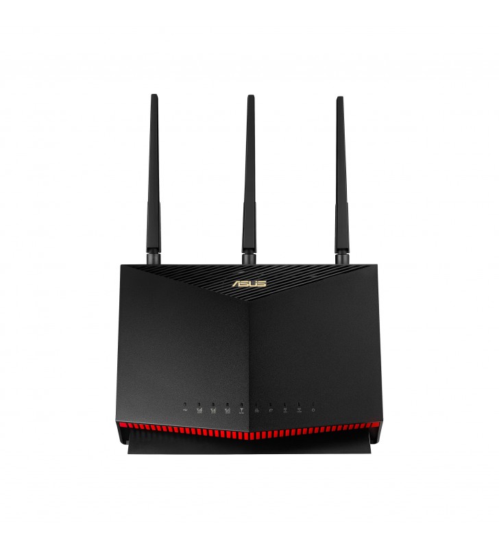 ASUS 4G-AC86U router wireless Gigabit Ethernet Bandă dublă (2.4 GHz/ 5 GHz) 5G Negru