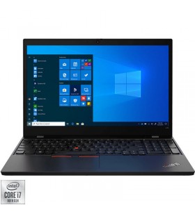 Laptop Lenovo 15.6'' ThinkPad L15 Gen 1, FHD IPS, Procesor Intel® Core™ i7-10510U (8M Cache, up to 4.90 GHz), 16GB DDR4, 512GB SSD, GMA UHD, Win 10 Pro, Black
