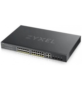 Switch ZyXEL GS1920-24HPV2-EU01, 24 Porturi, Gigabit, PoE