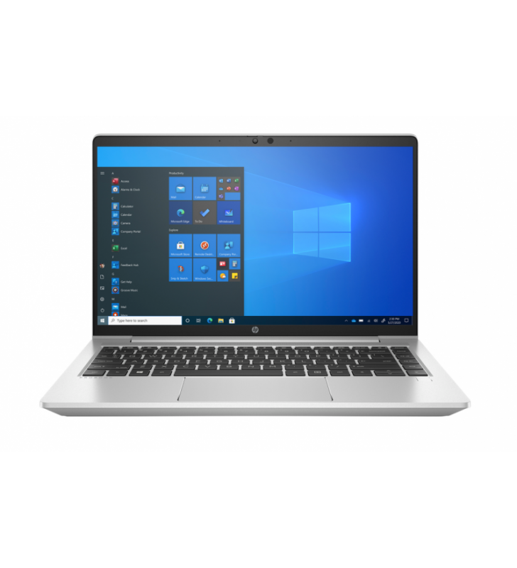 Laptop HP ProBook 640 G8, Procesor 11th Generation Intel Core i5-1135G7 up to 4.20GHz, 14" FHD (1920x1080) IPS anti-glare, ram 16GB (2x8GB) 3200MHz DDR4, 256GB SSD M.2 PCIe NVMe, Intel® Iris® Xᵉ Graphics, culoare Silver, Windows 10 Pro