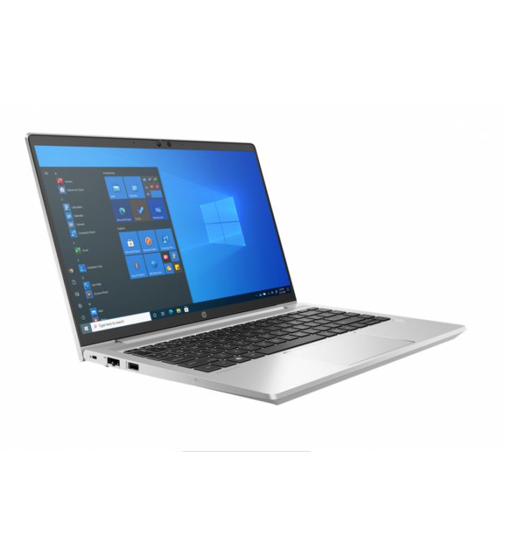 Laptop HP ProBook 640 G8, Procesor 11th Generation Intel Core i5-1135G7 up to 4.20GHz, 14" FHD (1920x1080) IPS anti-glare, ram 16GB (2x8GB) 3200MHz DDR4, 256GB SSD M.2 PCIe NVMe, Intel® Iris® Xᵉ Graphics, culoare Silver, Windows 10 Pro