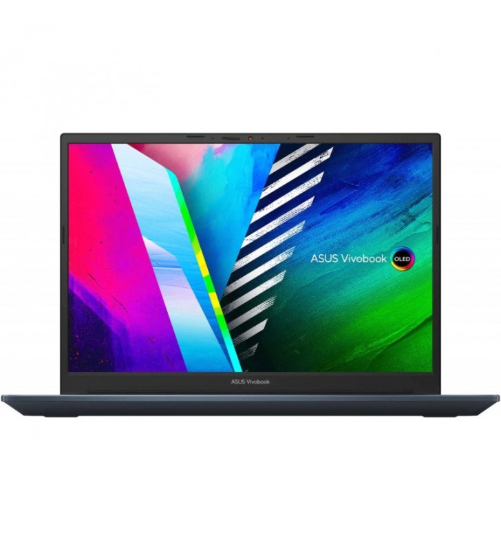 Laptop ASUS 14' VivoBook Pro 14 OLED K3400PA, 2.8K 90Hz, Procesor Intel® Core™ i7-11370H (12M Cache, up to 4.80 GHz, with IPU), 16GB DDR4, 512GB SSD, Intel Iris Xe, Win 11 Home, Quiet Blue