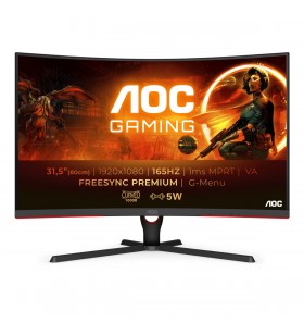 AOC C32G3AE/BK monitoare LCD 80 cm (31.5") 1920 x 1080 Pixel Full HD LED Negru, Roşu