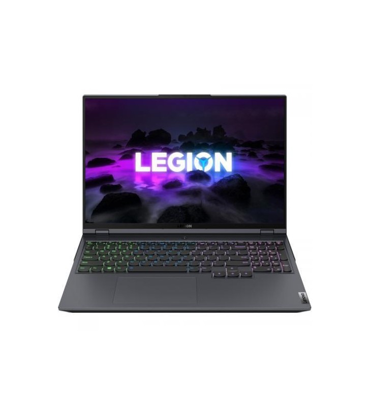 Laptop Lenovo Legion 5 Pro 16ACH6H, AMD Ryzen 7 5800, 16inch, RAM 16GB, SSD 512GB, nVidia GeForce RTX 3050 Ti 4GB, No OS, Storm Grey